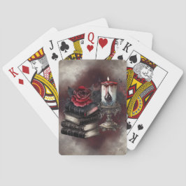 hekserij | Spellbook Tomes en Skull Candle Pokerkaarten