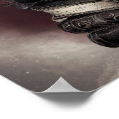 hekserij | Spellbook Tomes en Skull Candle Poster (Hoek)