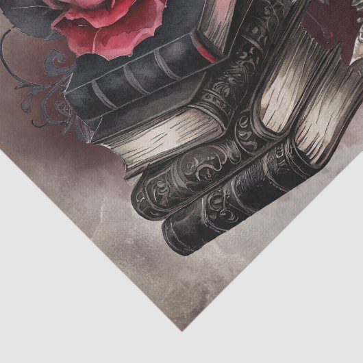 hekserij | Spellbook Tomes en Skull Candle Tissuepapier (Detail)