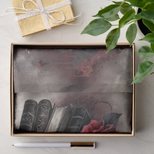 hekserij | Spellbook Tomes en Skull Candle Tissuepapier (Geschenk)