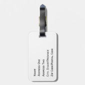 Hekserij Wonderen Bagage Label (Achterkant verticaal)