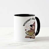 Hekserijniveau: Steeping - Cosy Tea Witch Mok (Voorkant rechts)