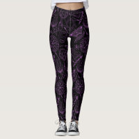 Hekserijpatroon 2506.Paarse. Black BG