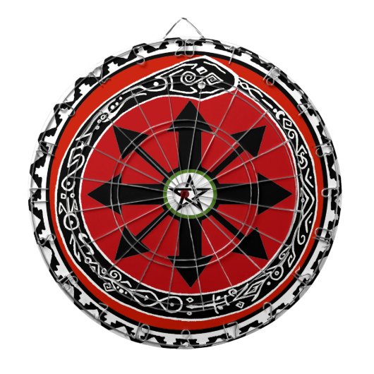 Hekserijsymbool voor Chaos Dartbord (Voorkant)
