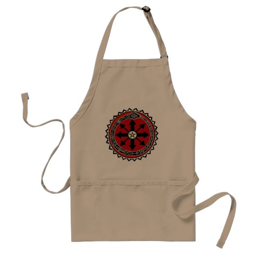 Hekserijsymbool voor Chaos Standaard Schort (Voorkant)