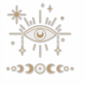 Hekserische alchemie sticker (Voorkant)