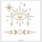 Hekserische alchemie sticker (Vel)