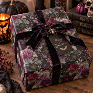 Hekserstuin Halloween Bloemenstuk Cadeaupapier