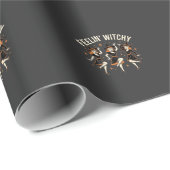Heksig Halloween Heksen Dans Cadeaupapier (Rol Hoek)
