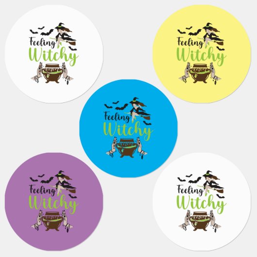 Heksig Magische Halloween Labels (Groep)
