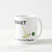 Hekspel met spreuk koffiemok (Voorkant rechts)