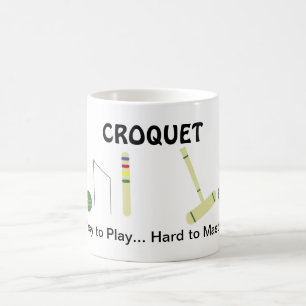 Hekspel met spreuk koffiemok
