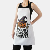 Hekspompoen Halloween Vintage Gravure Shirt De Schort (Insitu)