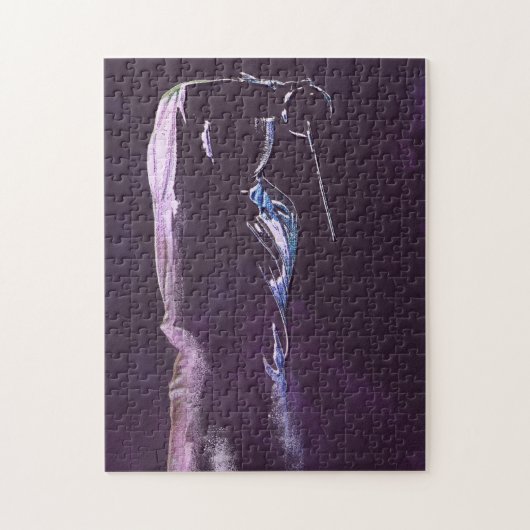 hekwerk-silhouetpuzzel legpuzzel (Verticaal)