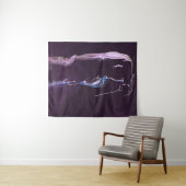 hekwerk van het silhouet wandkleed (In Situ (horizontaal))