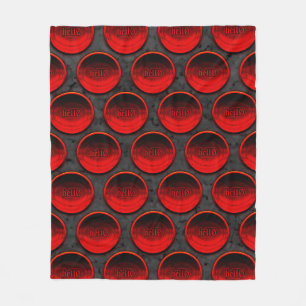 hel0 Fleece Blanket Deken