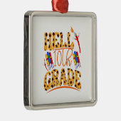Hel 10e klas leraar metalen ornament (Rechts)