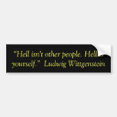 hel bumpersticker (Voorkant)