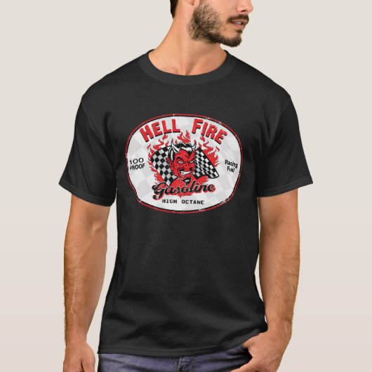  hel Fire Gasoline T-shirt (Voorkant)