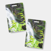 Hel Gate Canyon waterval Badge (Voor- en achterkant)