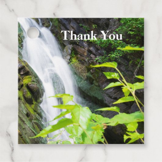 Hel Gate Canyon waterval Bedankjes Labels (Voorkant)