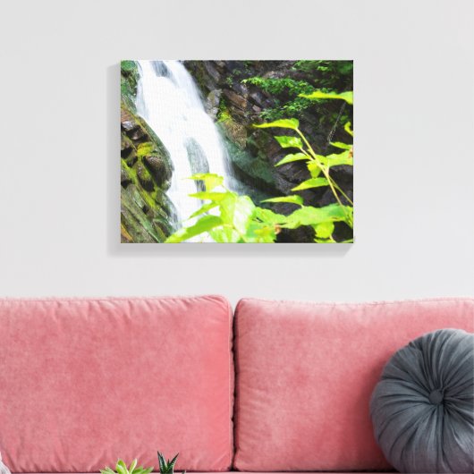 Hel Gate Canyon waterval Canvas Afdruk (Insitu (Woonkamer))