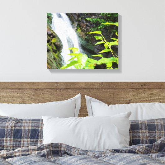 Hel Gate Canyon waterval Canvas Afdruk (Insitu (Slaapkamer))