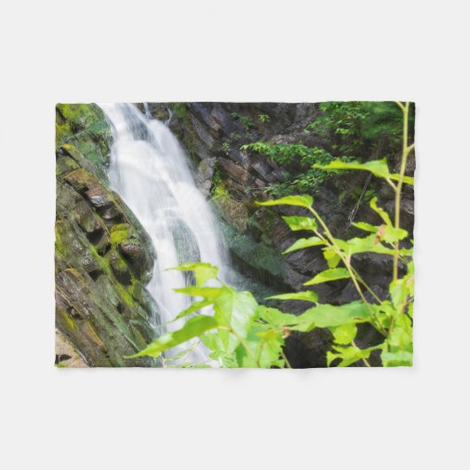 Hel Gate Canyon waterval Fleece Deken (Voorkant (Horizontaal))