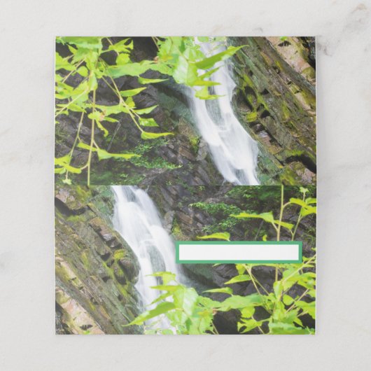 Hel Gate Canyon waterval Plaatskaartje (Buitenkant ongevouwen)
