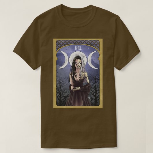 Hel Goddess of Death T-shirt (Design voorkant)