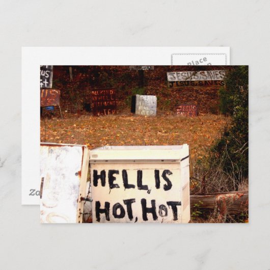 hel heet briefkaart (Voorkant / Achterkant)