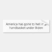 Hel in een handmandje Bumpersticker (Voorkant)
