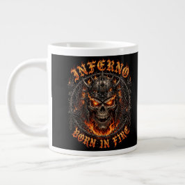 Hel in het vuur geboren grote koffiekop