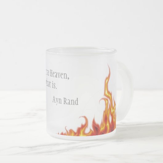 hel matglas koffiemok (Voorkant rechts)