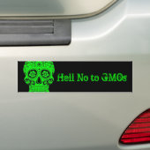 Hel nr. tegen GGO's bumpersticker (Op auto)
