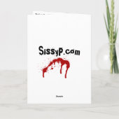 "Hel om" de Kaart van de Verjaardag te betalen (Achterkant)