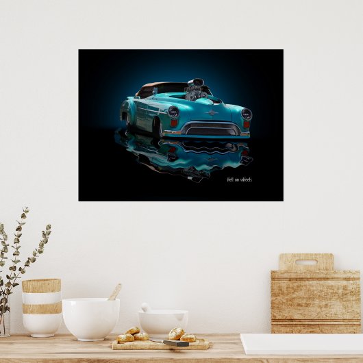 hel op wielen poster (Keuken)