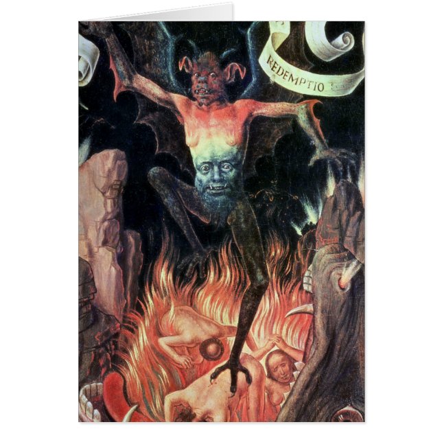 Hel, rechterpaneel van Triptych of Earthly (Voorkant)