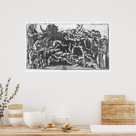 Hel, uit 'The Divine Comedy' Poster (Keuken)