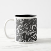 Hel, uit 'The Divine Comedy' Tweekleurige Koffiemok (Links)