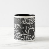 Hel, uit 'The Divine Comedy' Tweekleurige Koffiemok (Center)