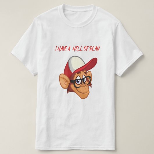 Hel van aap t-shirt (Design voorkant)