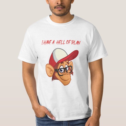 Hel van aap t-shirt (Voorkant)