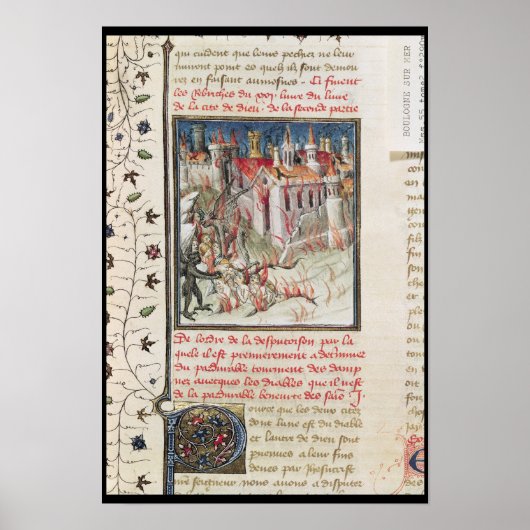 Hel, van 'De Civitate Dei' door St. Augustine Poster (Voorkant)