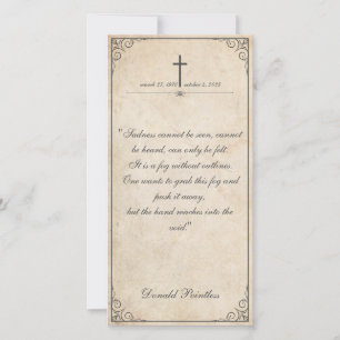 Helaas is het niet te zien - Funeral  Card
