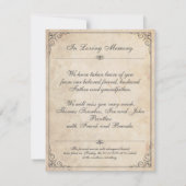 Helaas is het niet te zien - Funeral  Card (Achterkant)