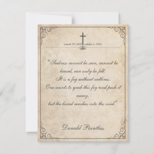 Helaas is het niet te zien - Funeral  Card