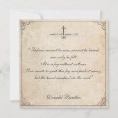 Helaas is het niet te zien - Funeral Card (Voorkant)