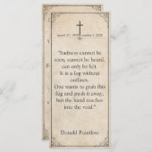 Helaas is het niet te zien - Funeral Card (Voorkant / Achterkant)