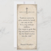 Helaas is het niet te zien - Funeral  Card (Voorkant)